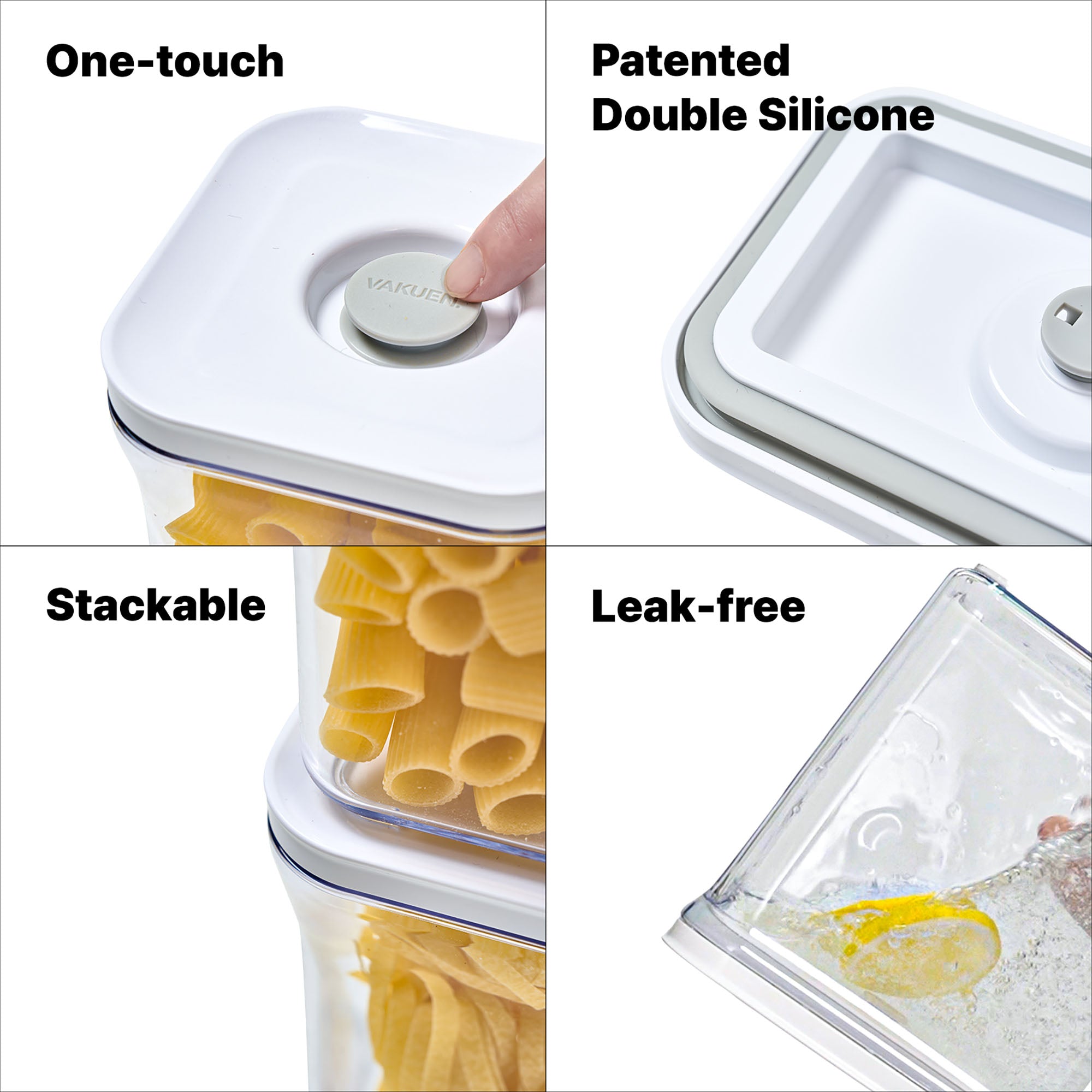 Vacuum Airtight Food Storage Container 1.06qt - 2pc