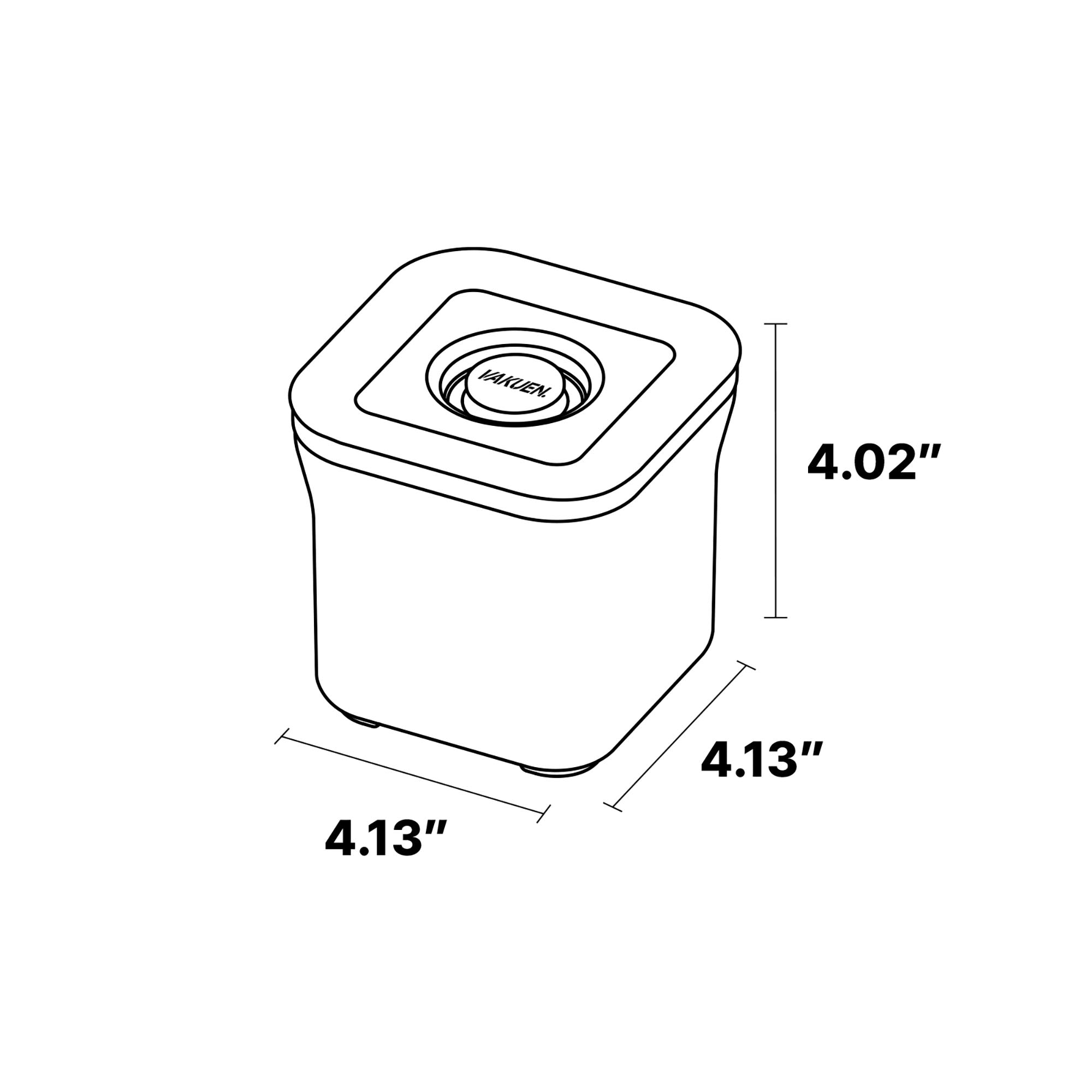 Vacuum Airtight Food Storage Container 0.53qt - 2pc