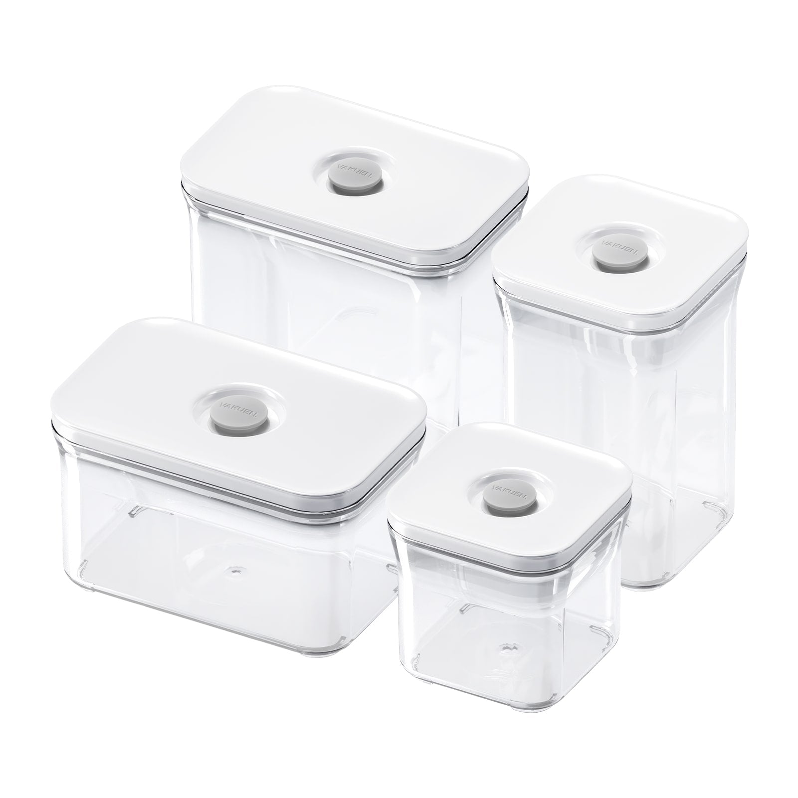 Vacuum Airtight Food Storage Container - 4pc