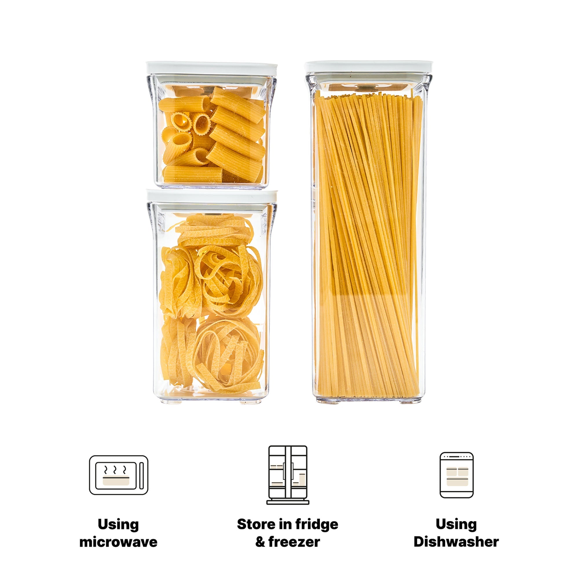 Vacuum Airtight Food Storage Container - 3pc